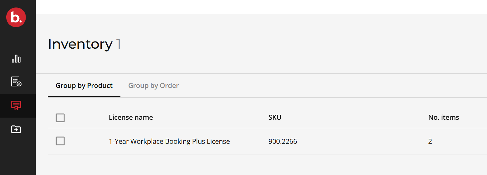 Receiving purchased orders